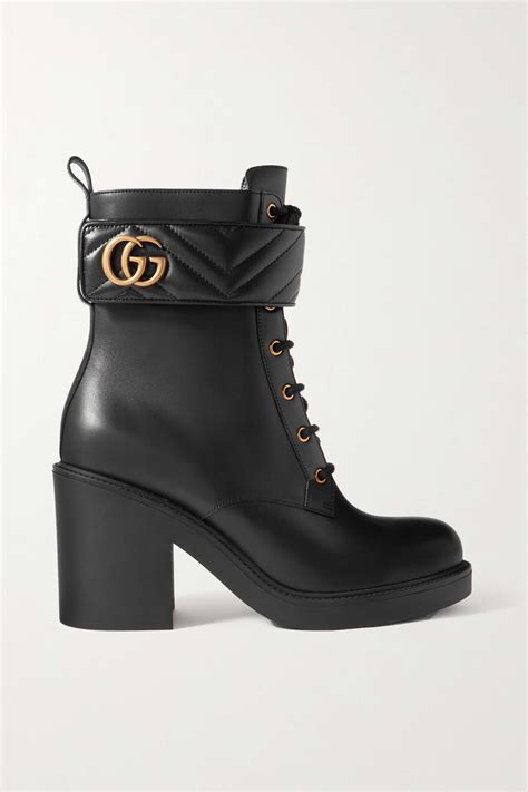 gucci boots size 4|GUCCI Marmont logo.